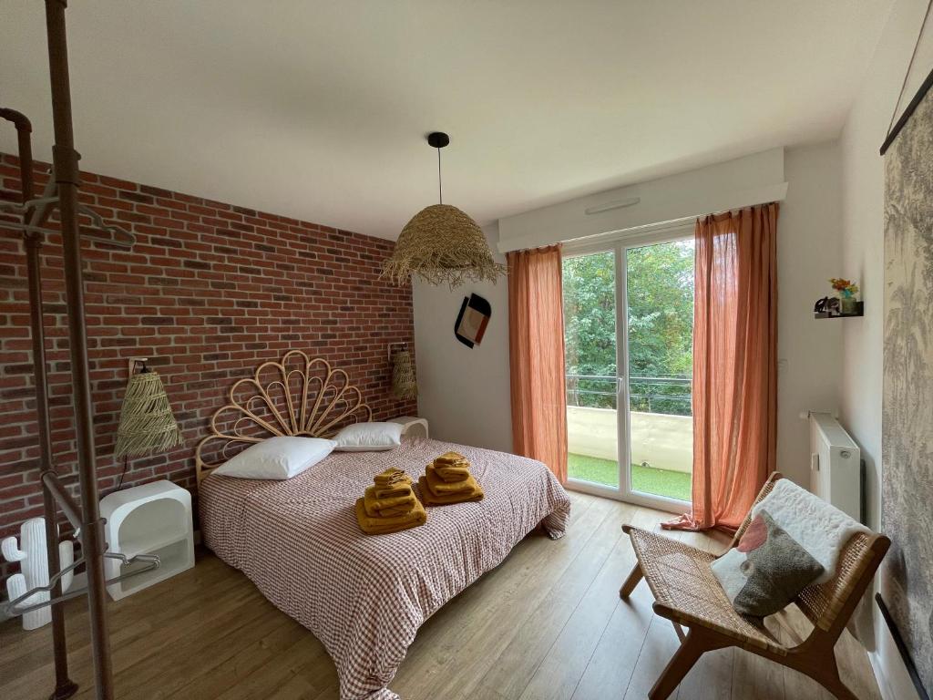 T3 hyper centre parking privé vue château, Saumur