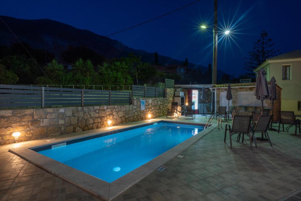 Swimming pool, Sirines in Kefalonia