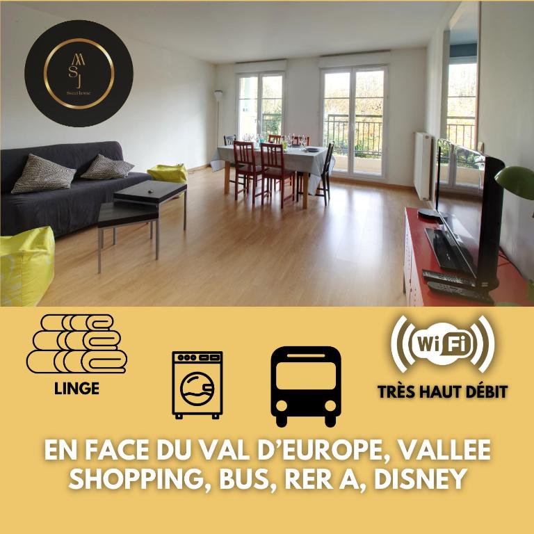 Cosy Appartement - Val d'Europe - Vallée Shopping - Disney - 4