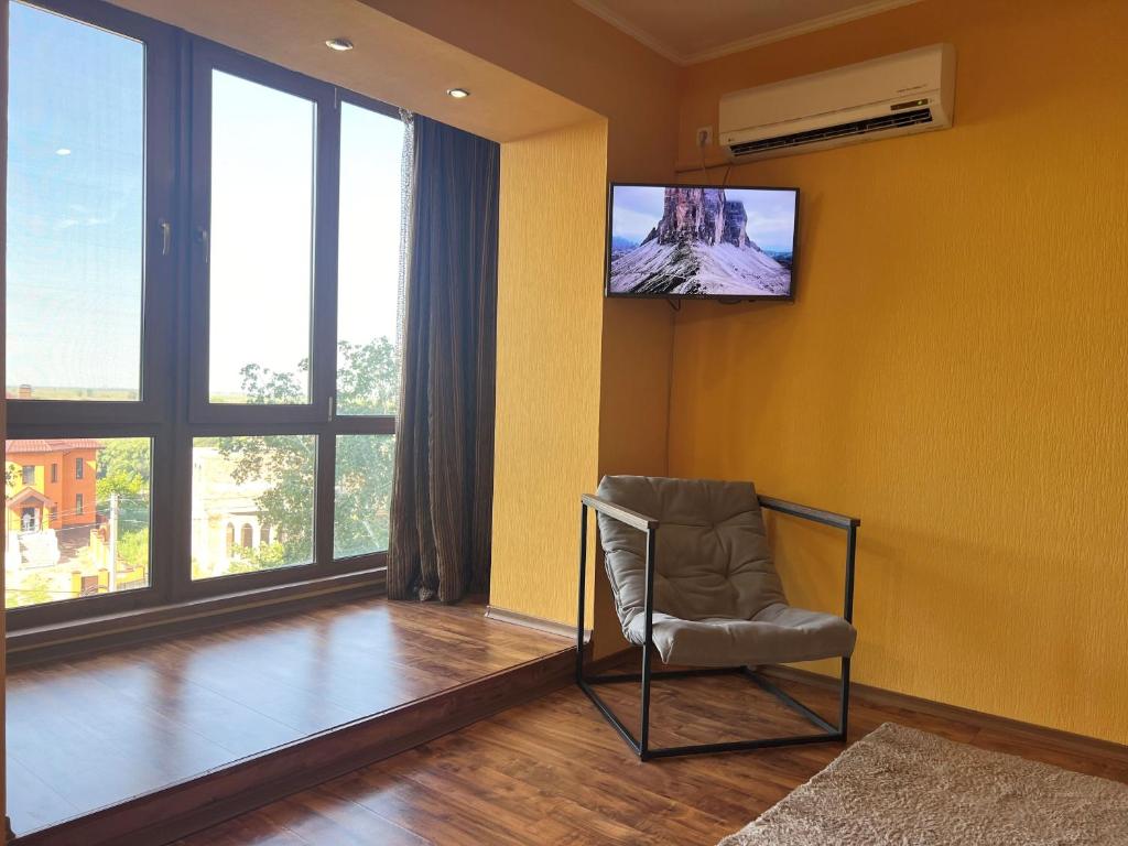 Апартаменты LUX c панорамой на набережную, Pavlodar