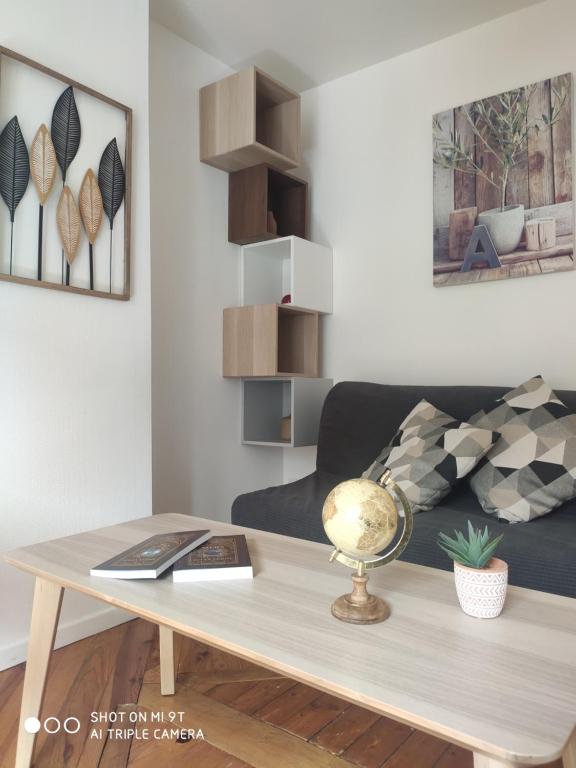 Chaleureux T2 au style VINTAGE - rue gratuite - 2