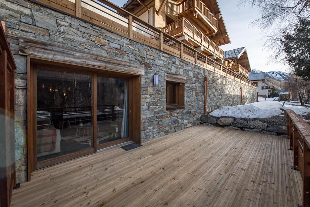 Appartement neuf avec une grande terrasse au cœur du village - 6 personnes - 5