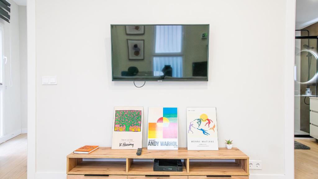 Madrid Confort urbano 1 dormitorio AC WIFI Cocina - 5