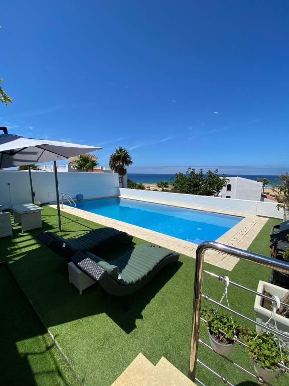 Villa bord de mer vue incroyable avec piscine, Tanger