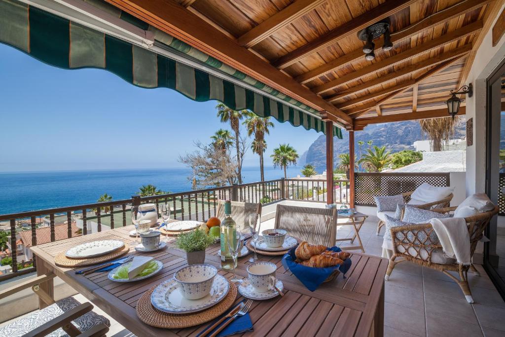 CARAMELLO - AC, cliffs & ocean view, fibre net, garage, tv channels, Acantilado de los Gigantes