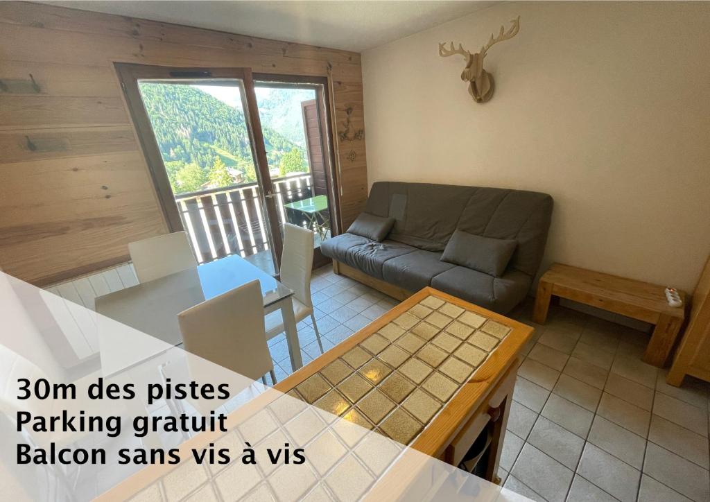 Le Pied des Pistes A13, Joli Studio tout confort 4 pers, vue vallée imprenable, DRAPS NON COMPRIS - 1