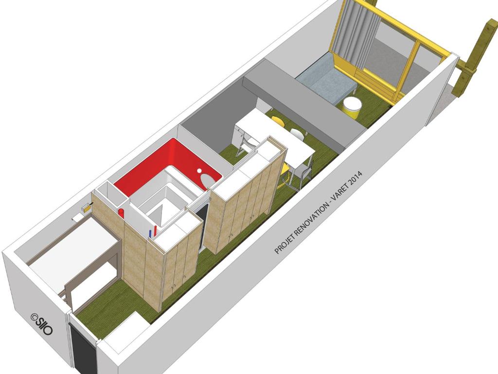 Studio rénové, accès direct pistes, calme - 2