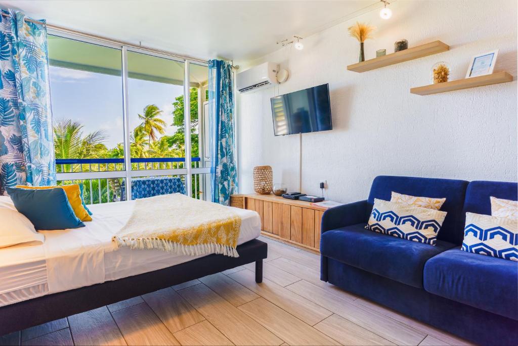 Très beau studio avec balcon vue mer - Maripa, Le Gosier