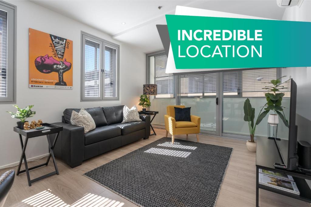 Artful Escape on York - 2x Carpark, Wifi, East End, Adelaide