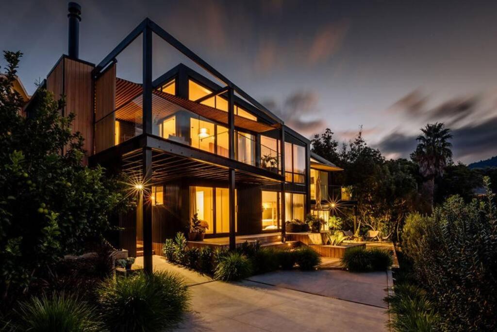 This stunning architectural home recently appeared in the NZ, Waihi Beach