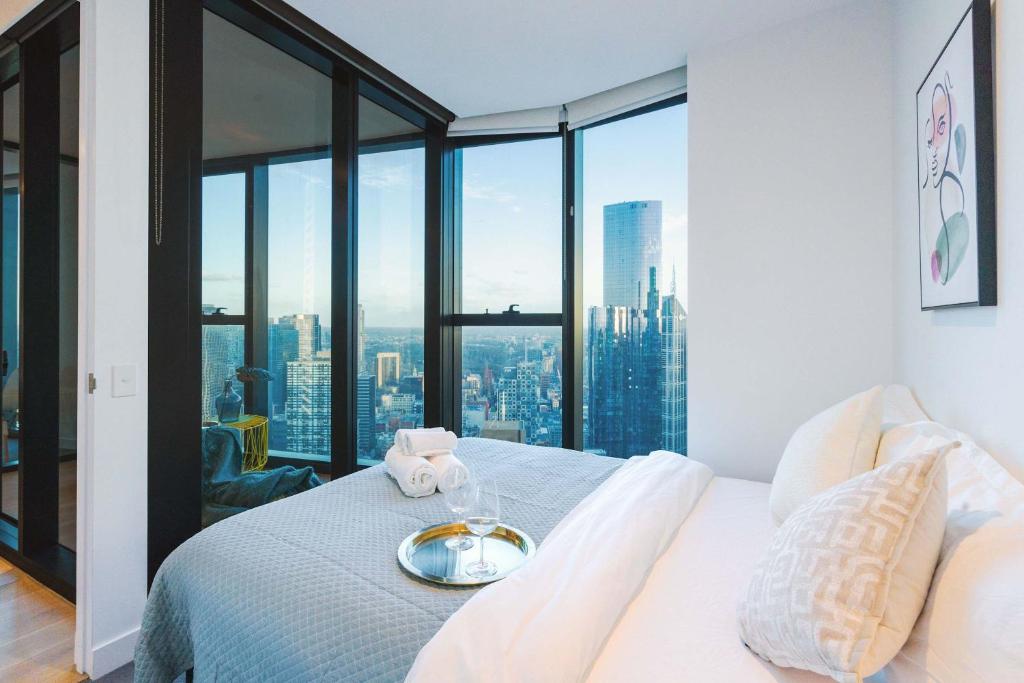 Swanston Central 3B Lv53 CBD Skyline View FreeTram, Melbourne