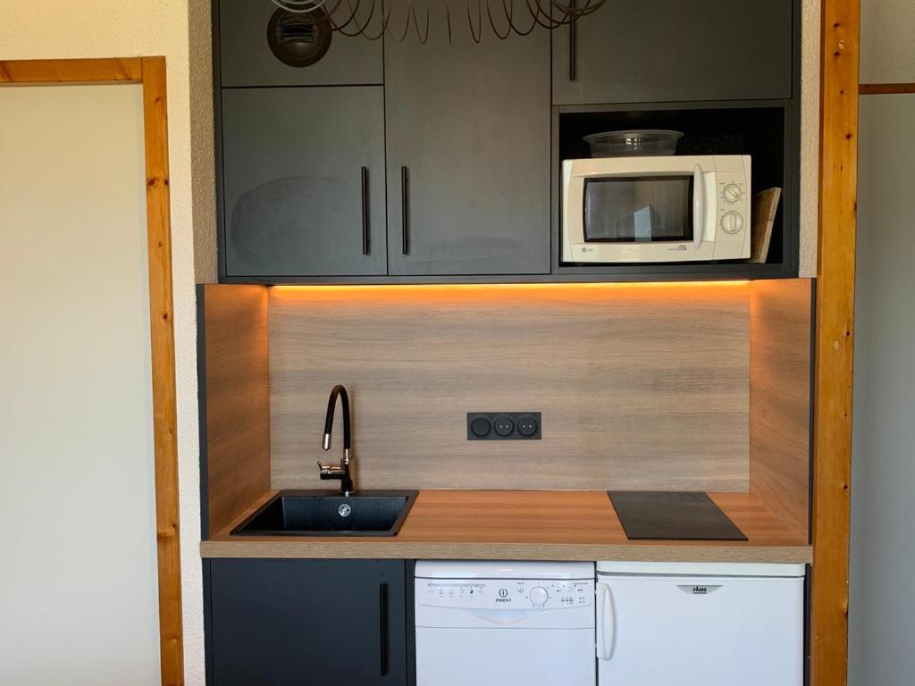 Charmant appart 2P cabine, rénové, balcon, parking gratuit, pied des pistes - FR-1-755-22 - 2
