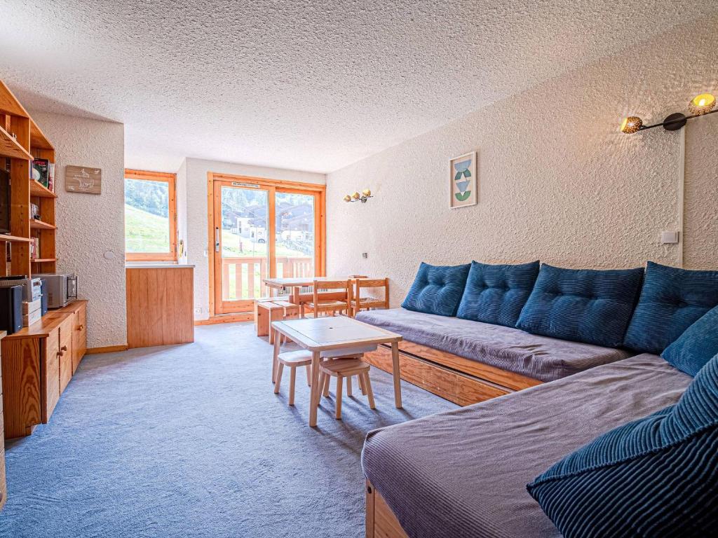 Valmorel: Appt 32m², skis aux pieds, balcon, casier à skis - FR-1-356-486, Valmorel