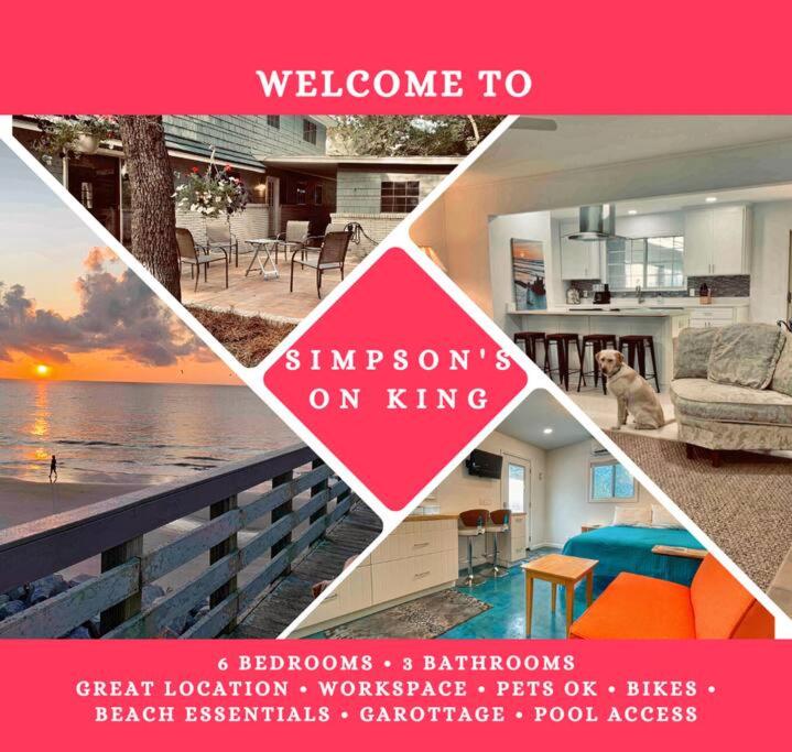 Simpson's on King w Garottage Pool access live oak, Ostrov Jekyll