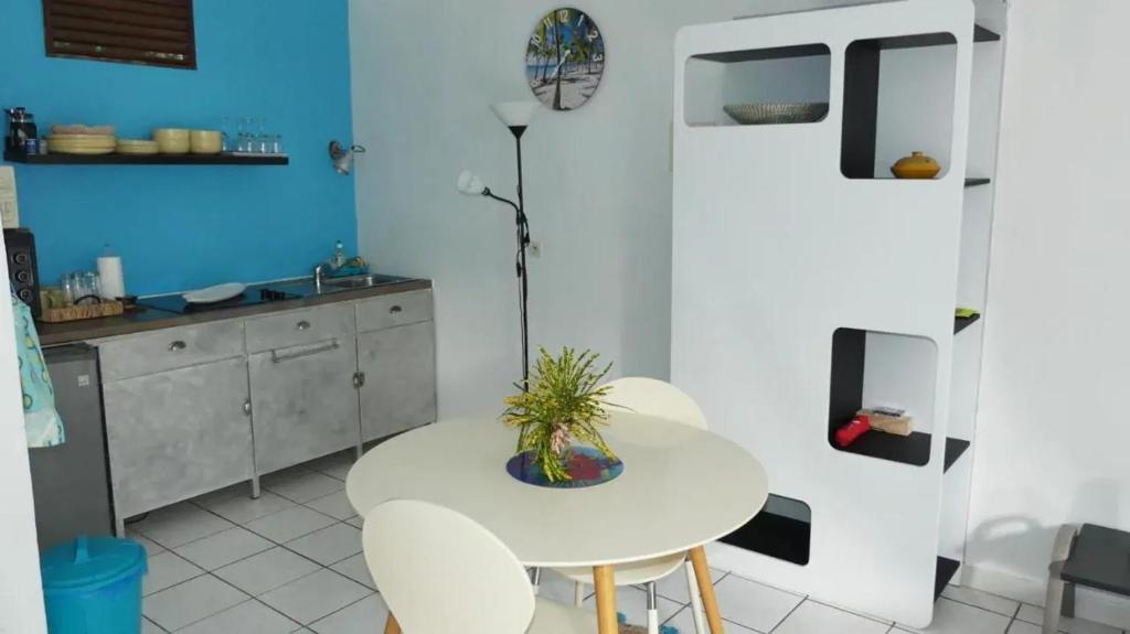 Studio confortable à La Trinité 30 m² avec vue mer et jardin, La Trinité