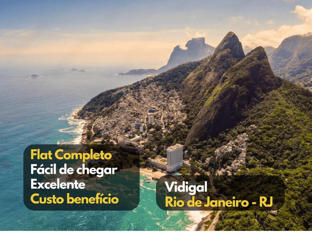 Flat completo para até 4 pessoas no Vidigal - RJ, Rio de Janeiro