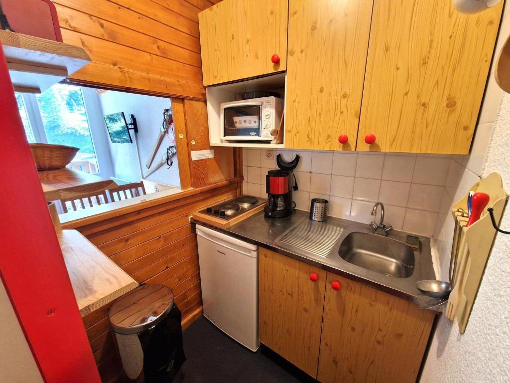 Studio en plein coeur de la station pour 4 personnes avec balcon, casier à skis et baignoire - FR-1-265-209 - 4