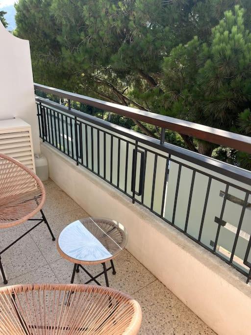 Studio calme avec vue sur un grand Pin parasol - 4