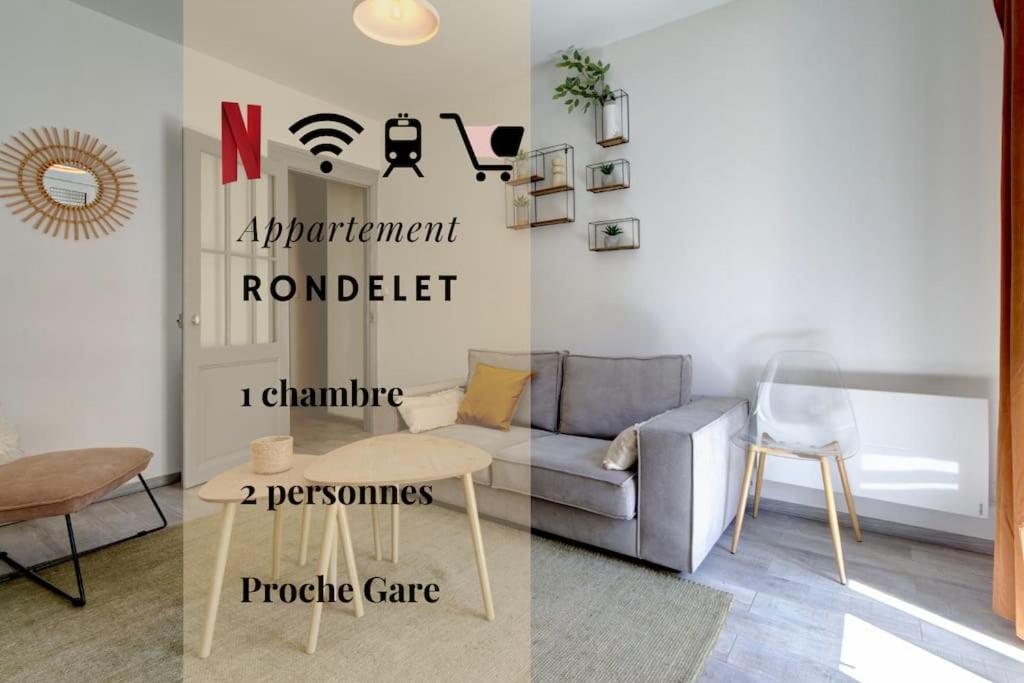 038 - St Denis 2, Appartement 1 CHB, Wifi, Gare St Roch, Centre Ville - 1