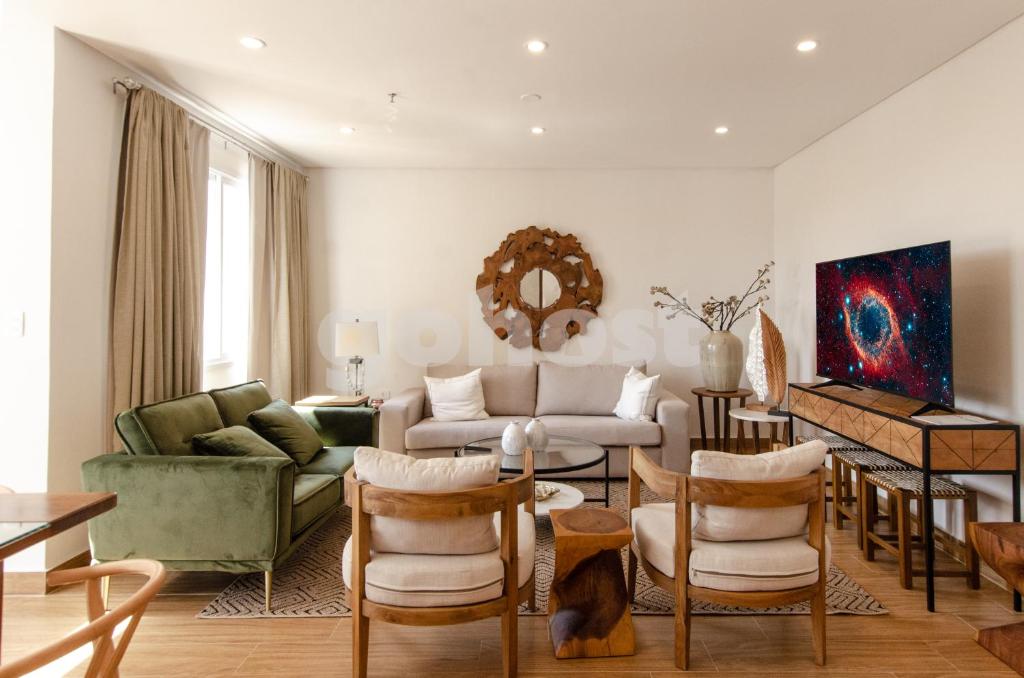 Stylish apt blocks away from Shopping Mcal Lopez - 1