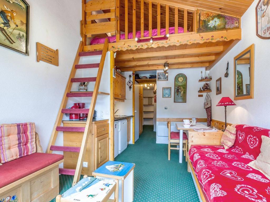 Appartement 1 ch. confortable avec balcon et casier à skis à Méribel - FR-1-355-45 - 1