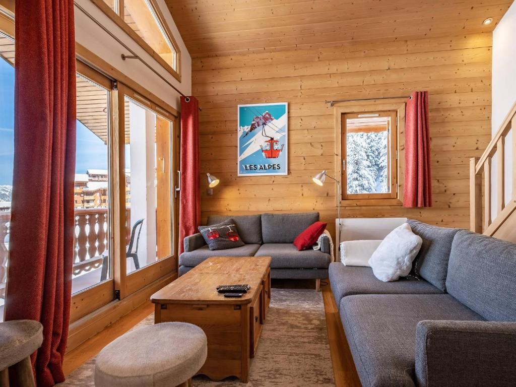 Grand appartement 3 chambres, mezzanine, balcon, proche pistes, parking couvert, Label Méribel - FR-1-355-198 - 2
