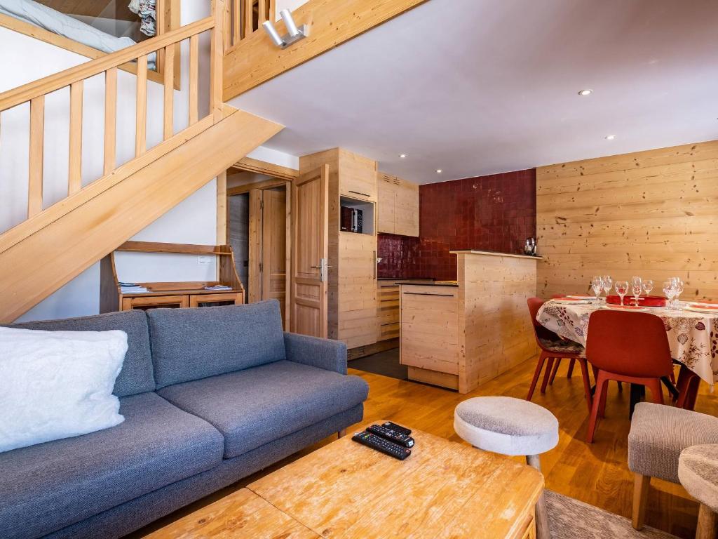 Grand appartement 3 chambres, mezzanine, balcon, proche pistes, parking couvert, Label Méribel - FR-1-355-198 - 4