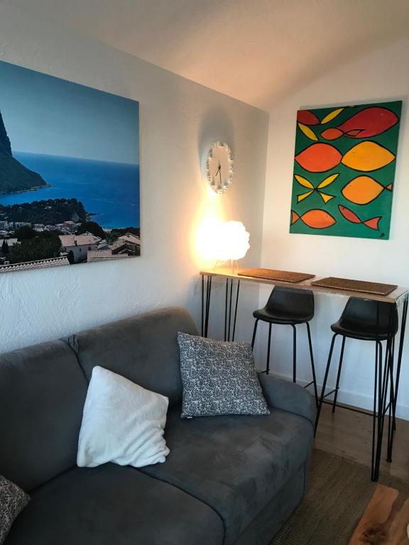 Magnifique studio Cassis vue mer - 4
