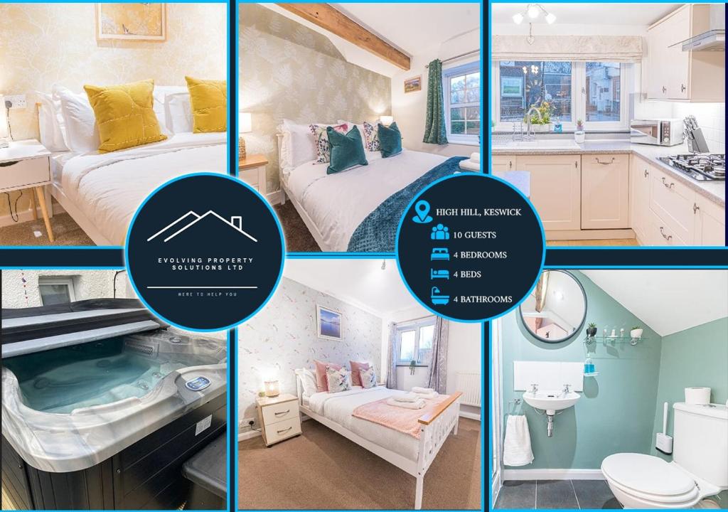 4 BR Holiday Home Steps from Keswick Town Centre, Keswick