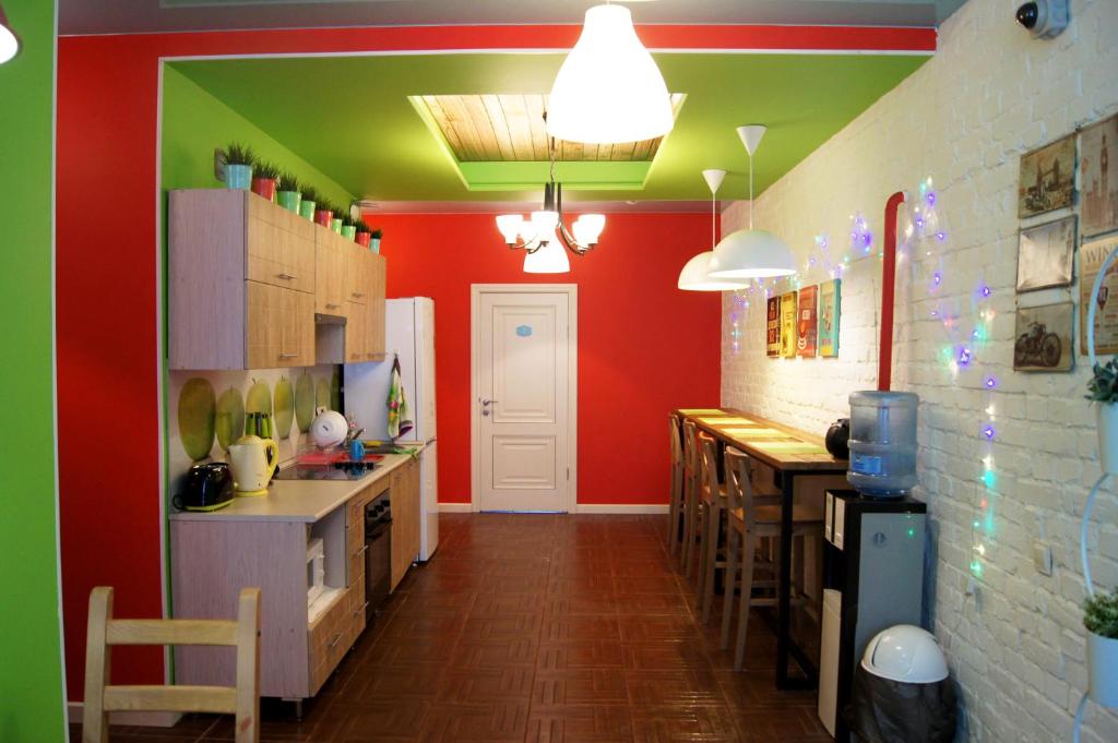 Kitchen, Mini-Hotel Spi Zdes in Khabarovsk
