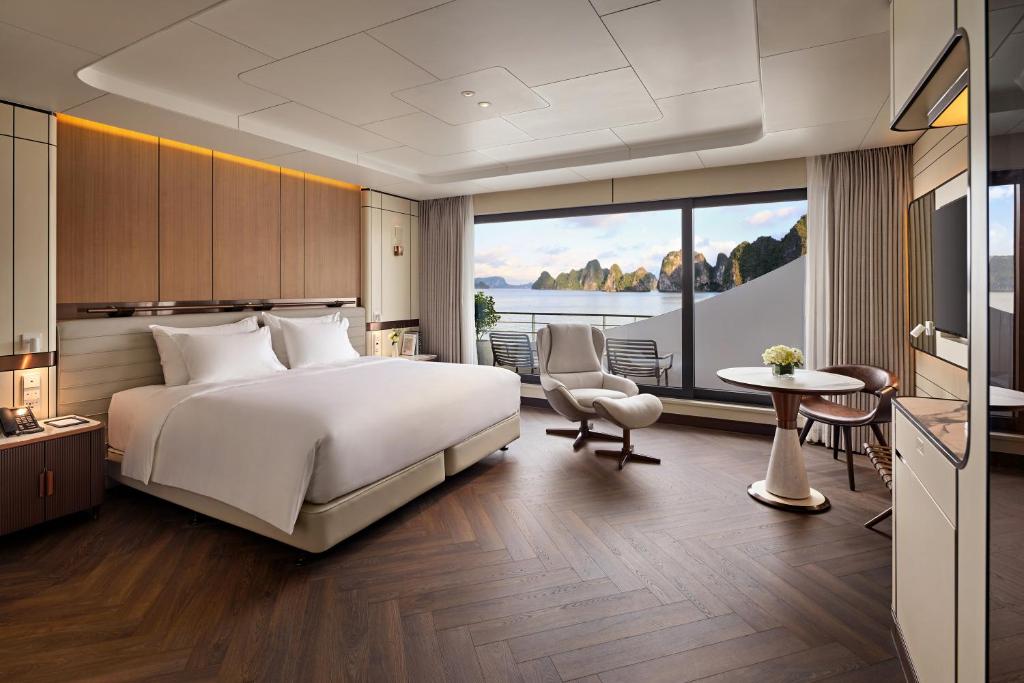 하롱베이 일몰 뷰