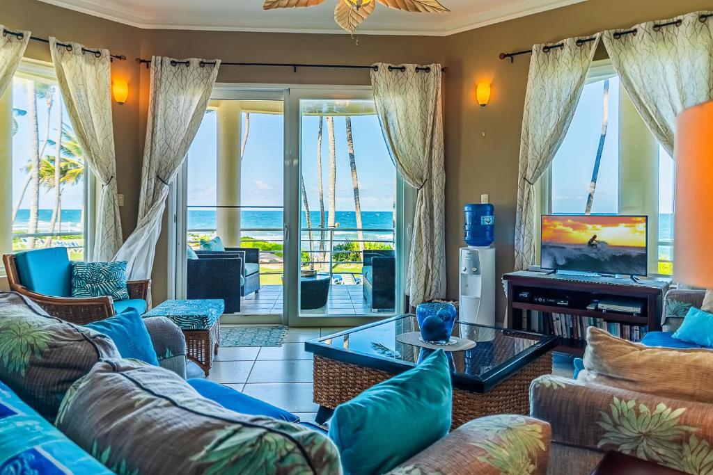 Truly Beachfront at Quiet Beach, Cabarete