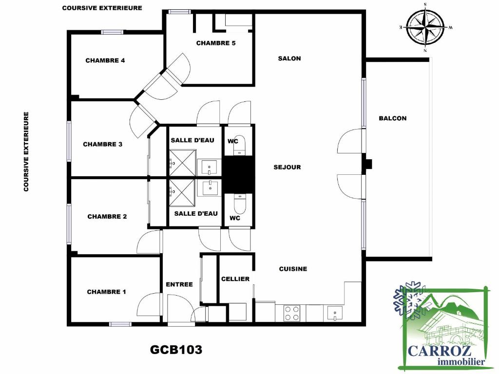 GCB103 Appartement 10 personnes - 2