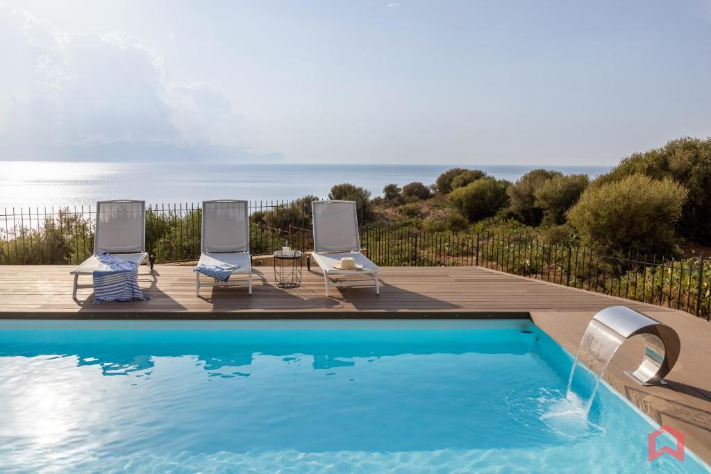 Villa with Sea view Private Pool - 5