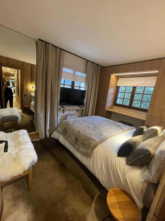 Appartement chaleureux à Megève - 80 m² avec jardin et cheminée. - 4