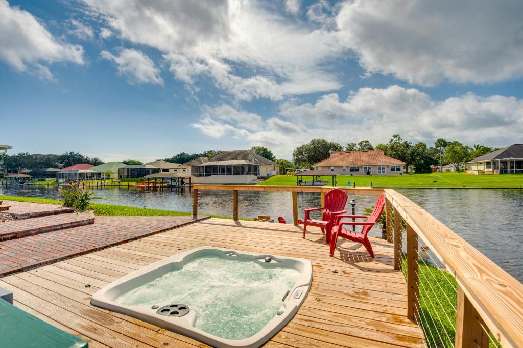 Coastal Gem with Private Boat Dock in Palm Coast!, Palm Coast
