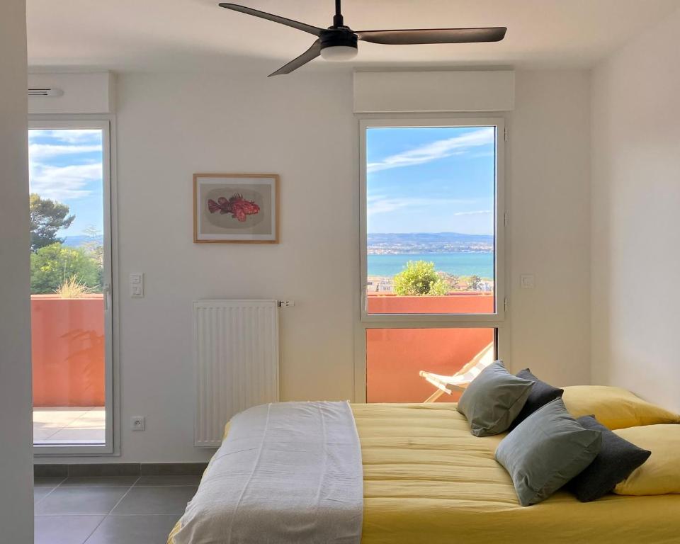 Appartement Vista Mare Sète - vues mer et étang - parking - 5