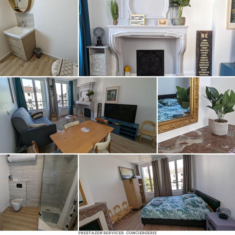 Apartment Logement MAZEL Hypercentre Parking et Gare proche WIFI