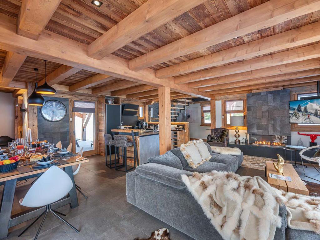 Chalet de luxe skis aux pieds, jacuzzi et sauna - 3