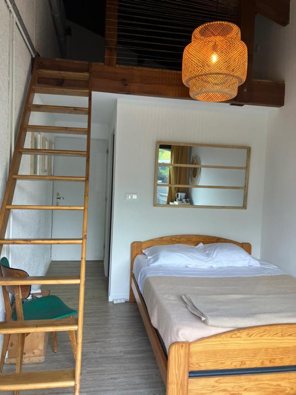 Chambre et sdb avec entrée privative - 2