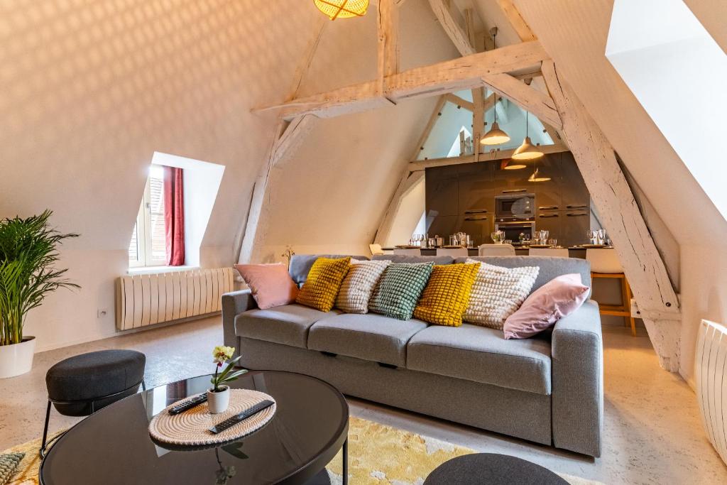 Appart Cosy 6 Personnes - Centre Ville Historique Dijon - Parking Gratuit - 1