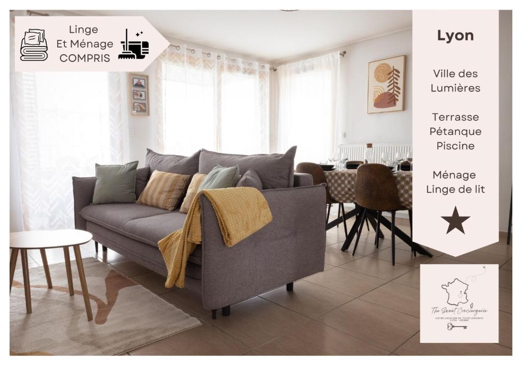 Appartement le Joliot Curie 4-6 pers à Lyon - Eurexpo - LDLC - EQUITALYON, Lyon