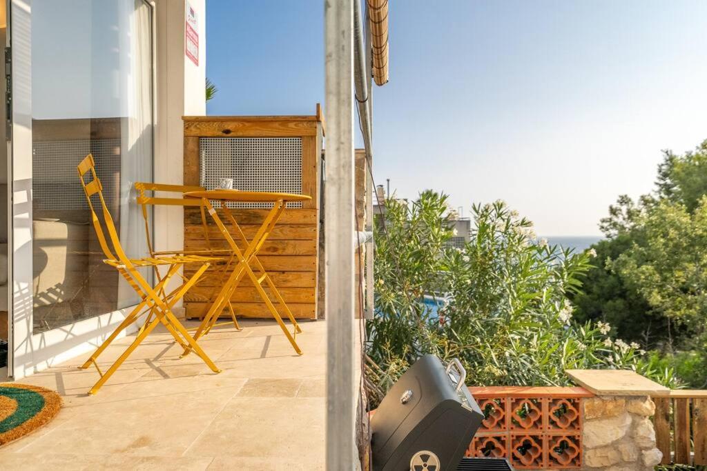 Cozy Ocean View Cala Crancs Flat - 3