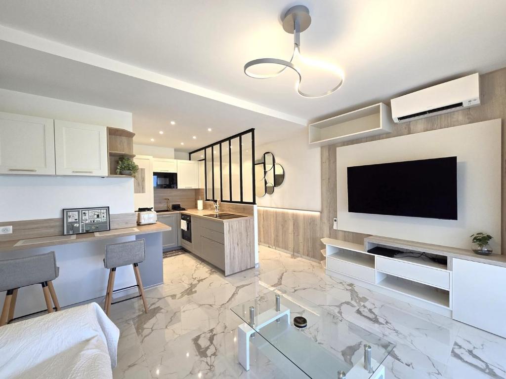 Superbe appartement vue mer - Terrasse - Parking, Villeneuve-Loubet