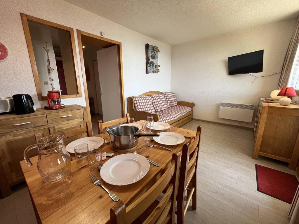 Studio rénové de 26 m² pour 4 pers avec balcon, accès pistes, animaux admis - Vallandry - 1