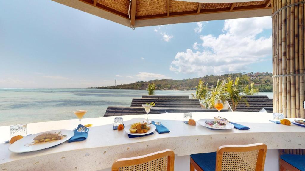 Restaurant, Segara Seaside Resort in Bali