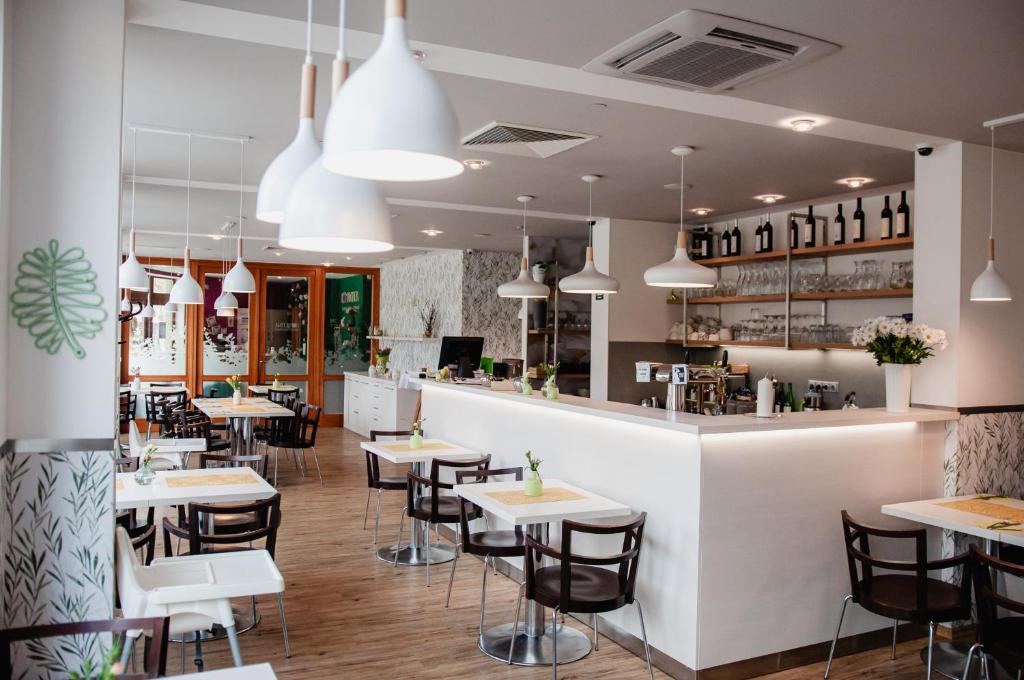 Restaurant, Design Hotel Romantick in Trebon