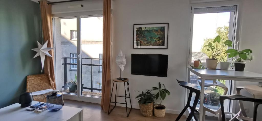 Appart T2 l'île de Nantes avec parking privé - 2