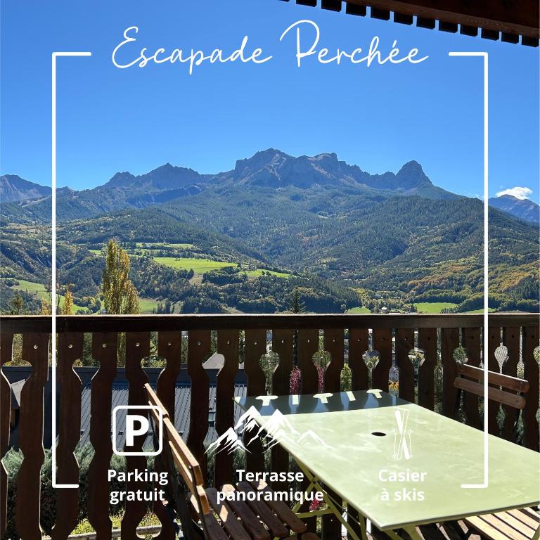 Escapade Perchée - Vue - Balcon - Parking, Barcelonnette