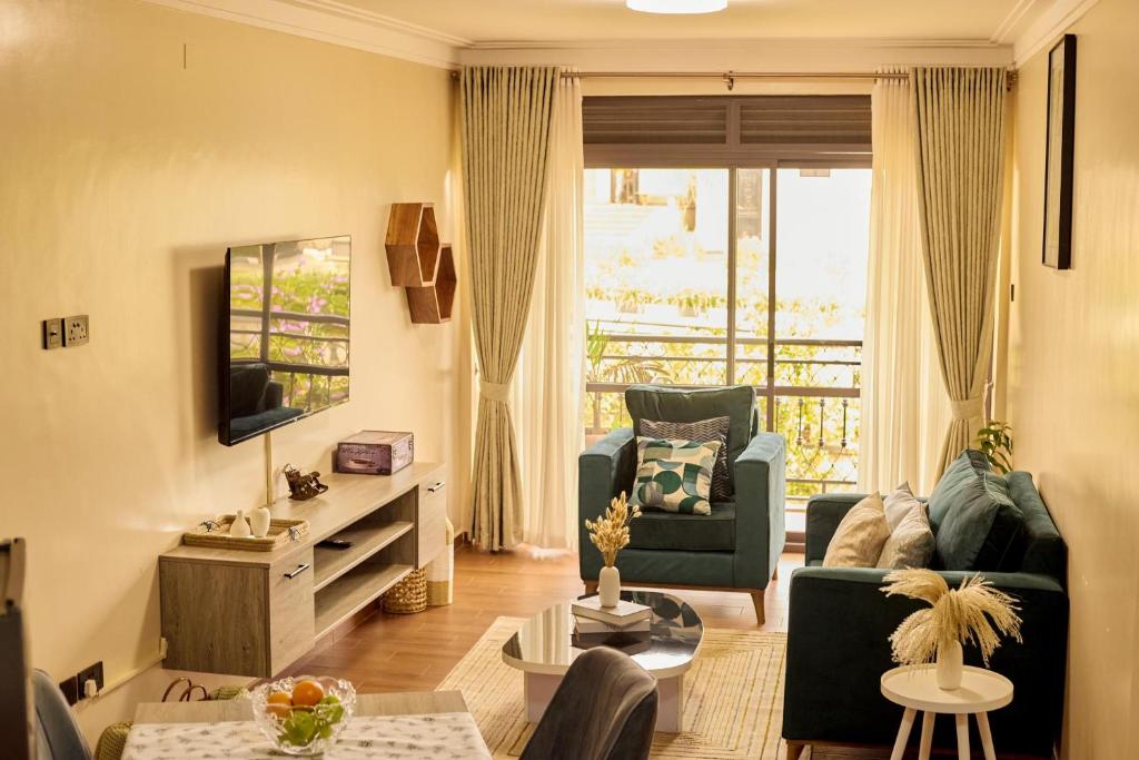 Refreshing 2 bedroom gateway in Sand Grains Residences A08, Namulanda